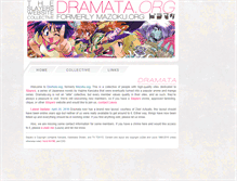 Tablet Screenshot of dramata.org